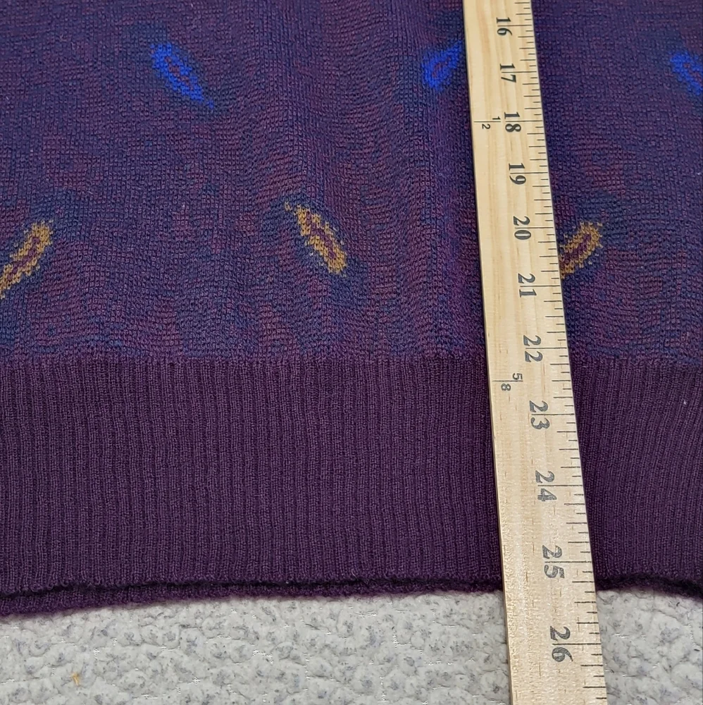 Tricots St. Raphael For Saks Fifth Avenue Virgin Wool Sweater Vest‎  Size M